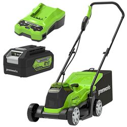 Masina de tuns iarba cu acumulator Greenworks GD24LM33K4 (Green/Black) Thumb