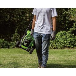 Masina de tuns iarba cu acumulator Greenworks GD24LM33K4 (Green/Black) Thumb