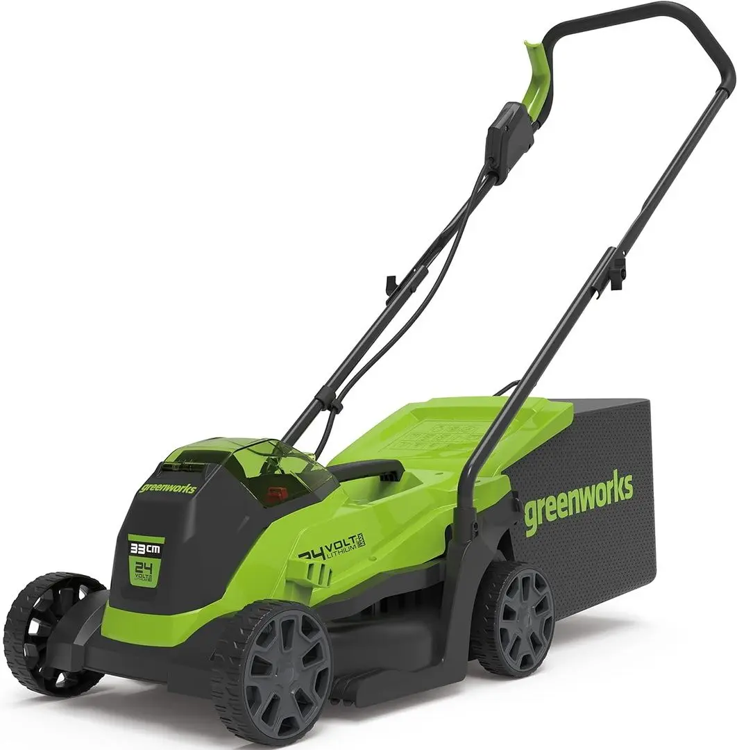Masina de tuns iarba cu acumulator Greenworks GD24LM33K4 (Green/Black)