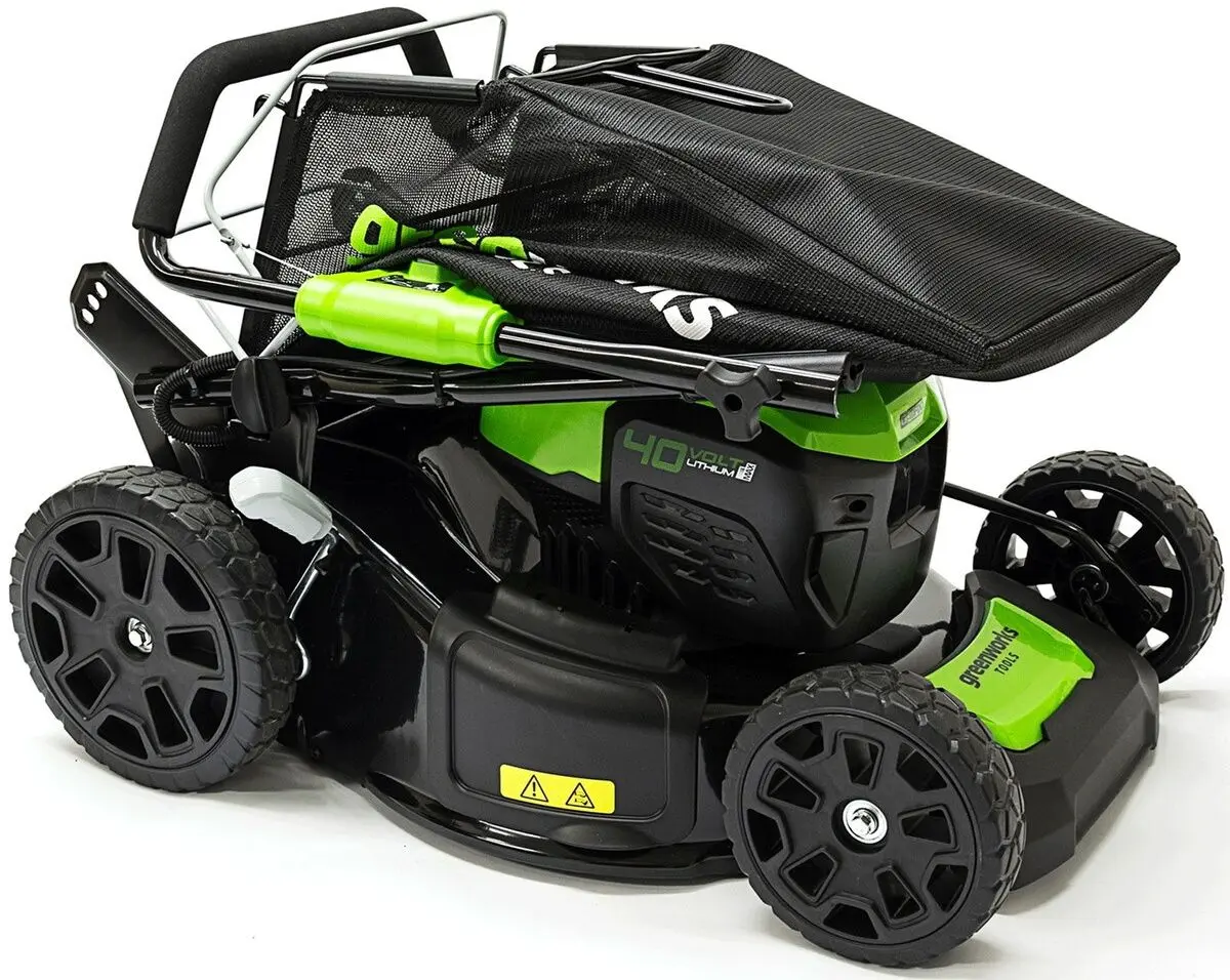 Masina de tuns iarba cu acumulator Greenworks GD40LM46SP (Green/Black) - 2