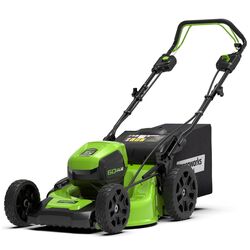 Masina de tuns iarba cu acumulator GreenWorks GD60LM46SP (Green/Black)