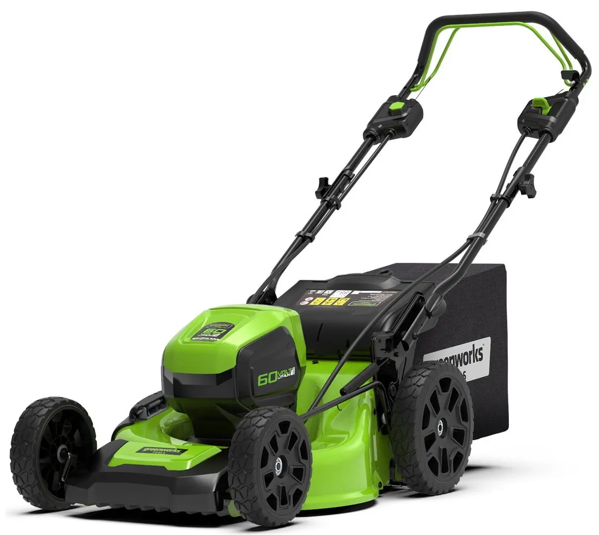 Masina de tuns iarba cu acumulator GreenWorks GD60LM46SP (Green/Black)