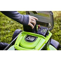 Masina de tuns iarba cu acumulator Greenworks GD60LM51SP (Green/Black) Thumb