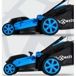 Masina de tuns iarba cu acumulator Hexwelt HW-KA-40 (Blue/Black) Thumb