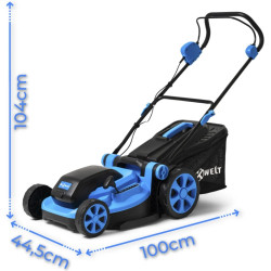 Masina de tuns iarba cu acumulator Hexwelt HW-KA-40 (Blue/Black) Thumb