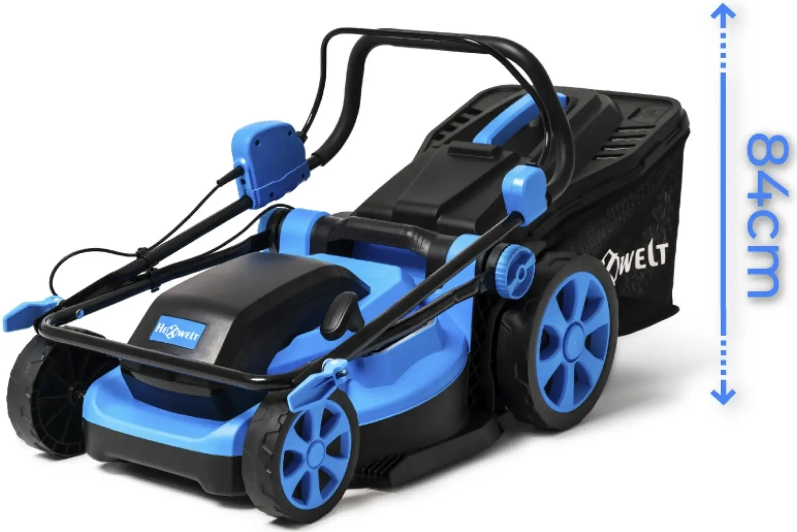 Masina de tuns iarba cu acumulator Hexwelt HW-KA-40 (Blue/Black)