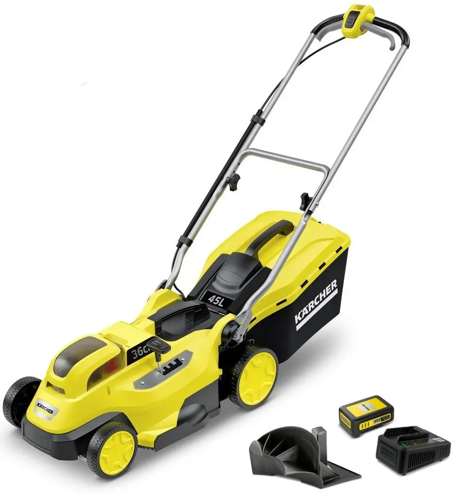 Аккумуляторная газонокосилка Karcher LMO 18-36 Battery + Battery Power 18/50 Set (1.444-420.01)