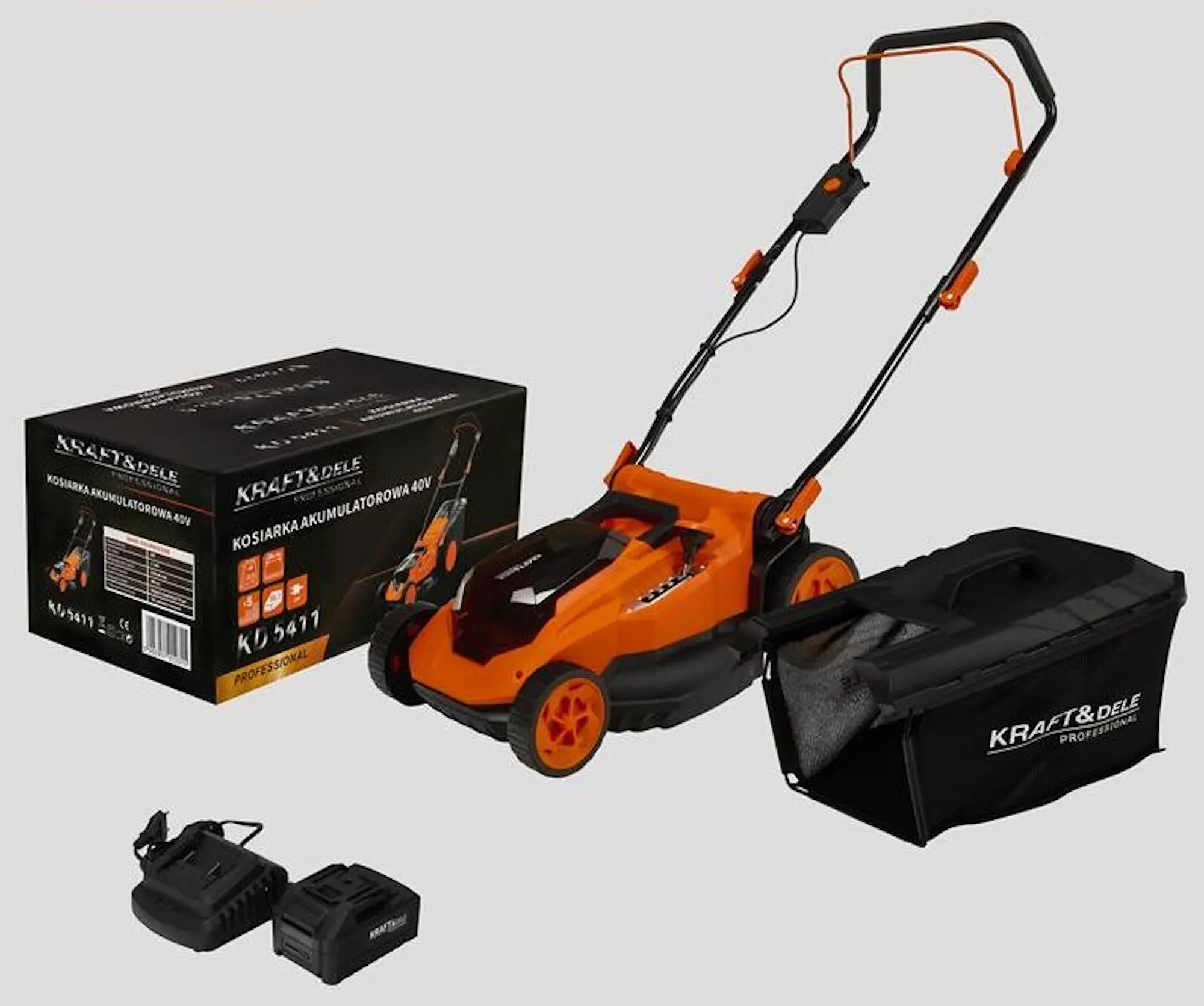 Masina de tuns iarba cu acumulator Kraft&Dele KD5411