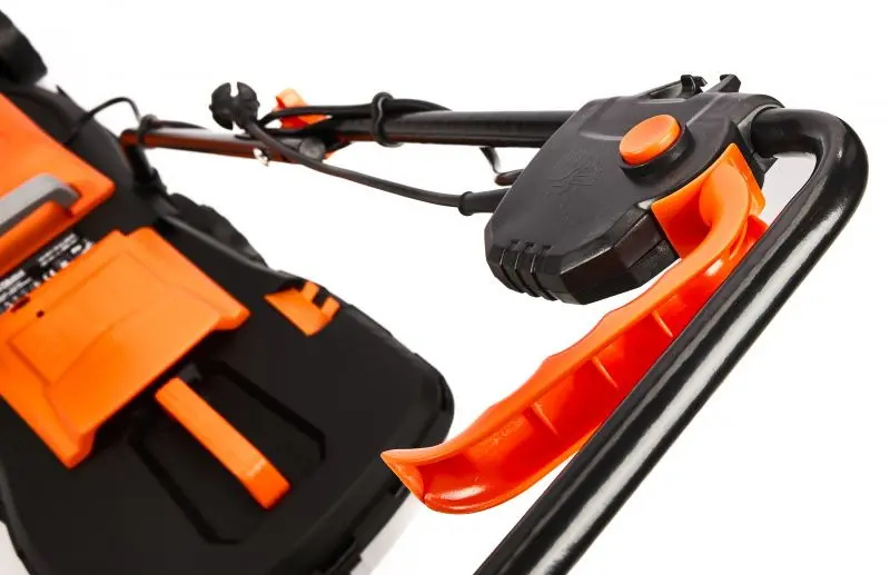 Электрическая газонокосилка Kraft&Dele KD5360 (Orange/Black)