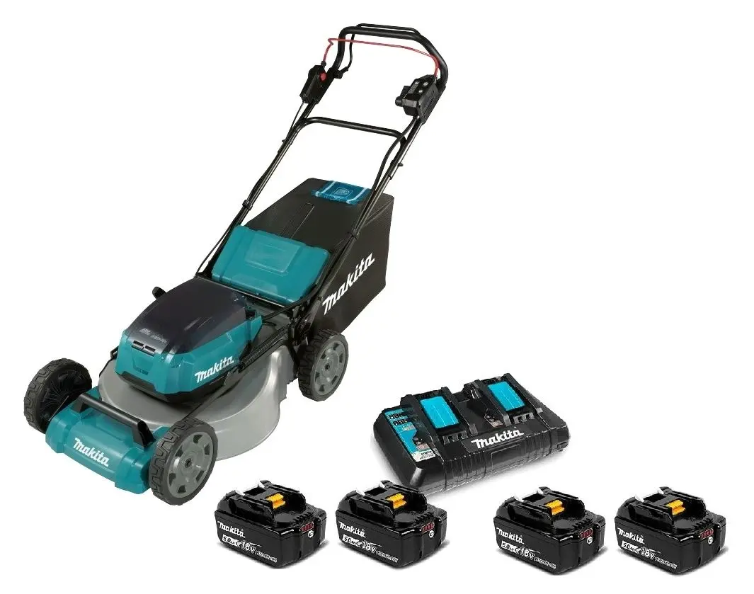 Masina de tuns iarba cu acumulator Makita DLM536PG4 - 2