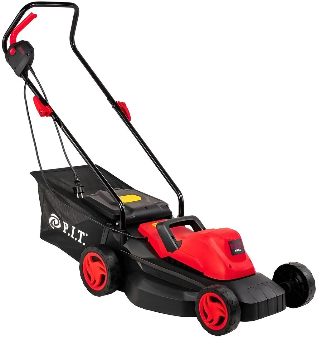 Masina electrica de tuns iarba P.I.T. PLM37-C (Red/Black)