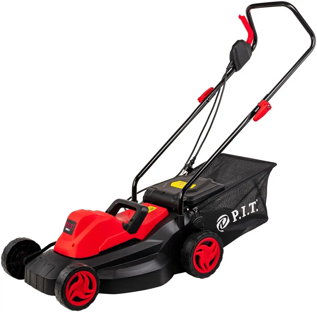 Masina electrica de tuns iarba P.I.T. PLM37-C (Red/Black)