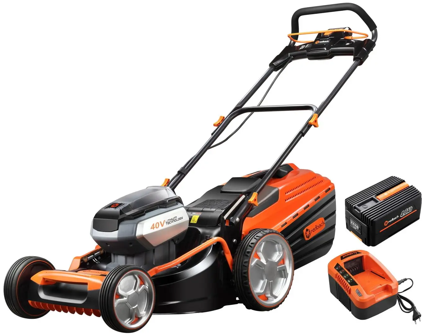 Masina de tuns iarba cu acumulator Redback E148C + Acumulator EP40 + Încărcător EC20