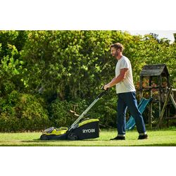 Электрическая газонокосилка Ryobi RY18LMH37A-250 (Green/Black) Thumb