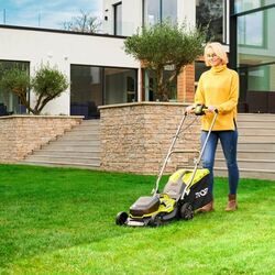 Электрическая газонокосилка Ryobi RY18LMH37A-250 (Green/Black) Thumb