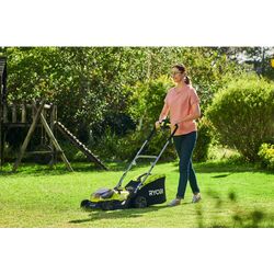 Электрическая газонокосилка Ryobi RY18LMH37A-250 (Green/Black) Thumb