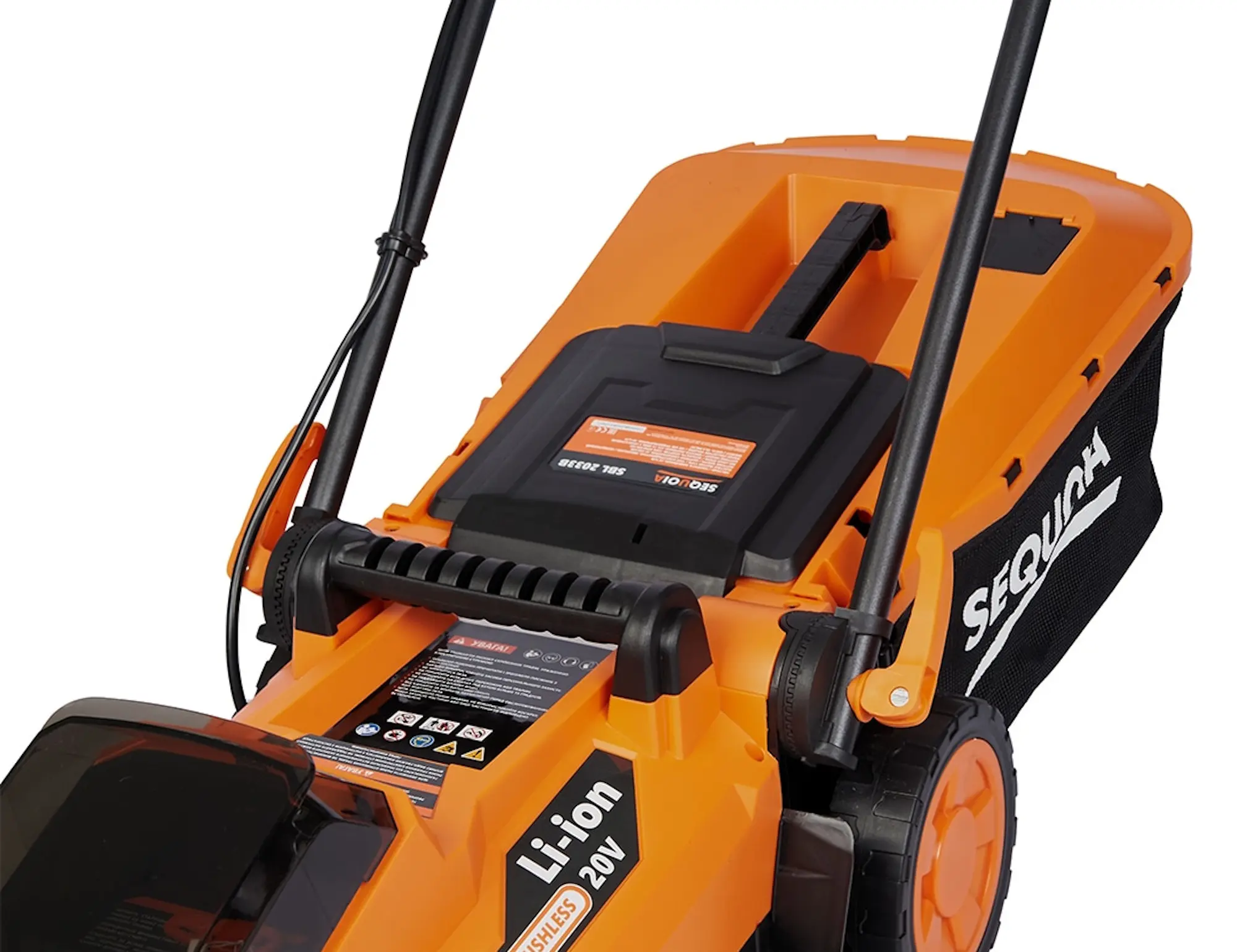 Masina de tuns iarba cu acumulator Sequoia SBL2033B-EV (Yellow/Black)