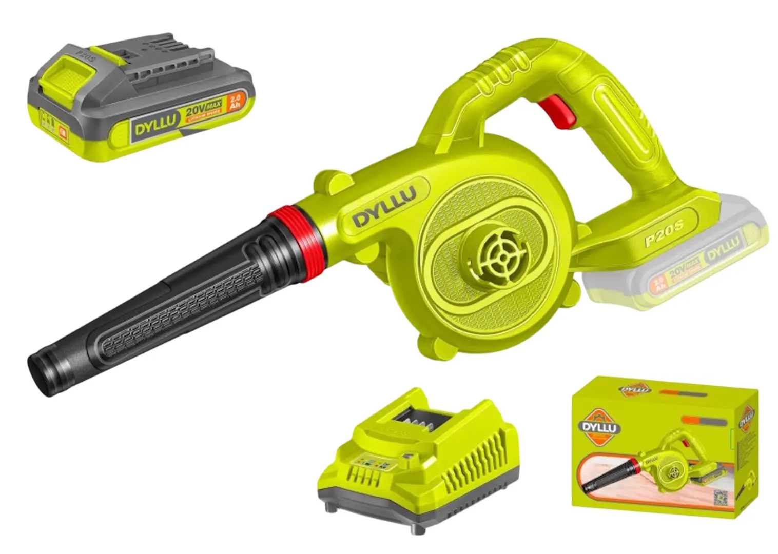 Воздуходувка аккумуляторная Dyllu DTBLP522
