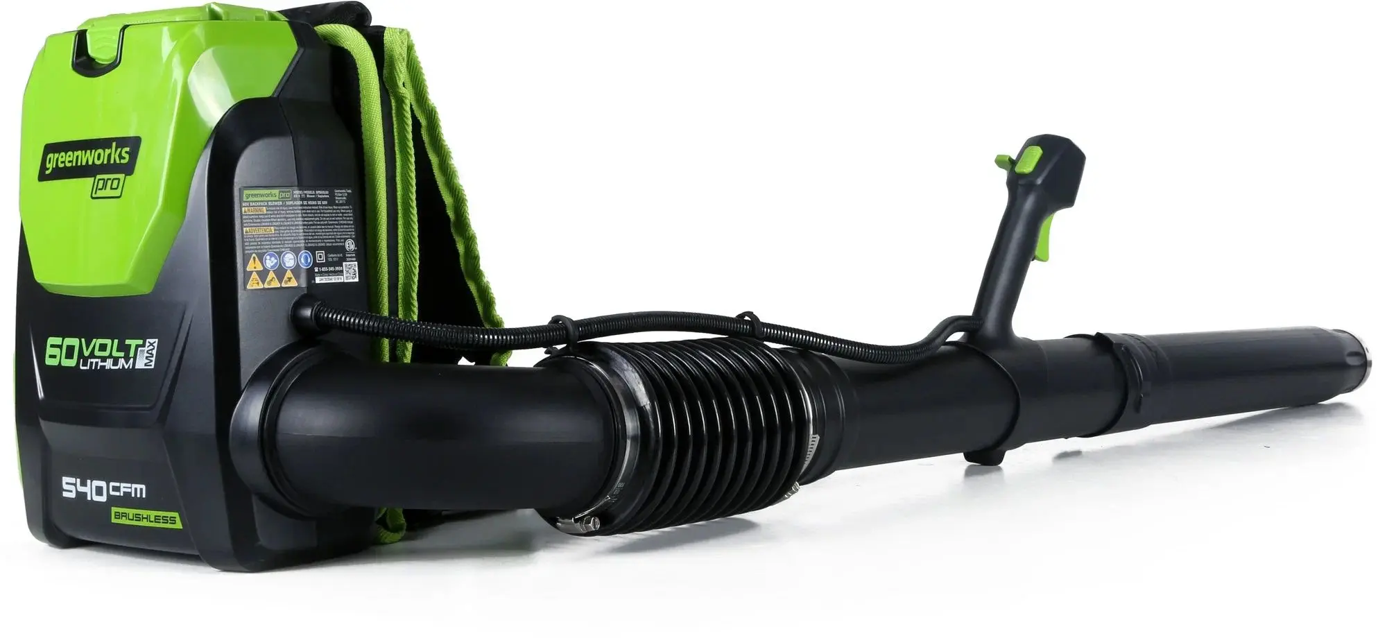 Suflanta cu acumulator GreenWorks GD60BPB (Green/Black)