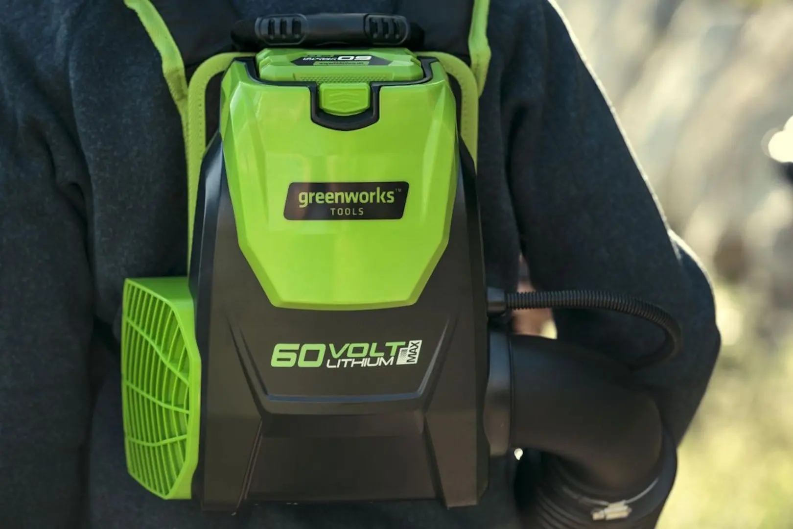 Suflanta cu acumulator GreenWorks GD60BPB (Green/Black)