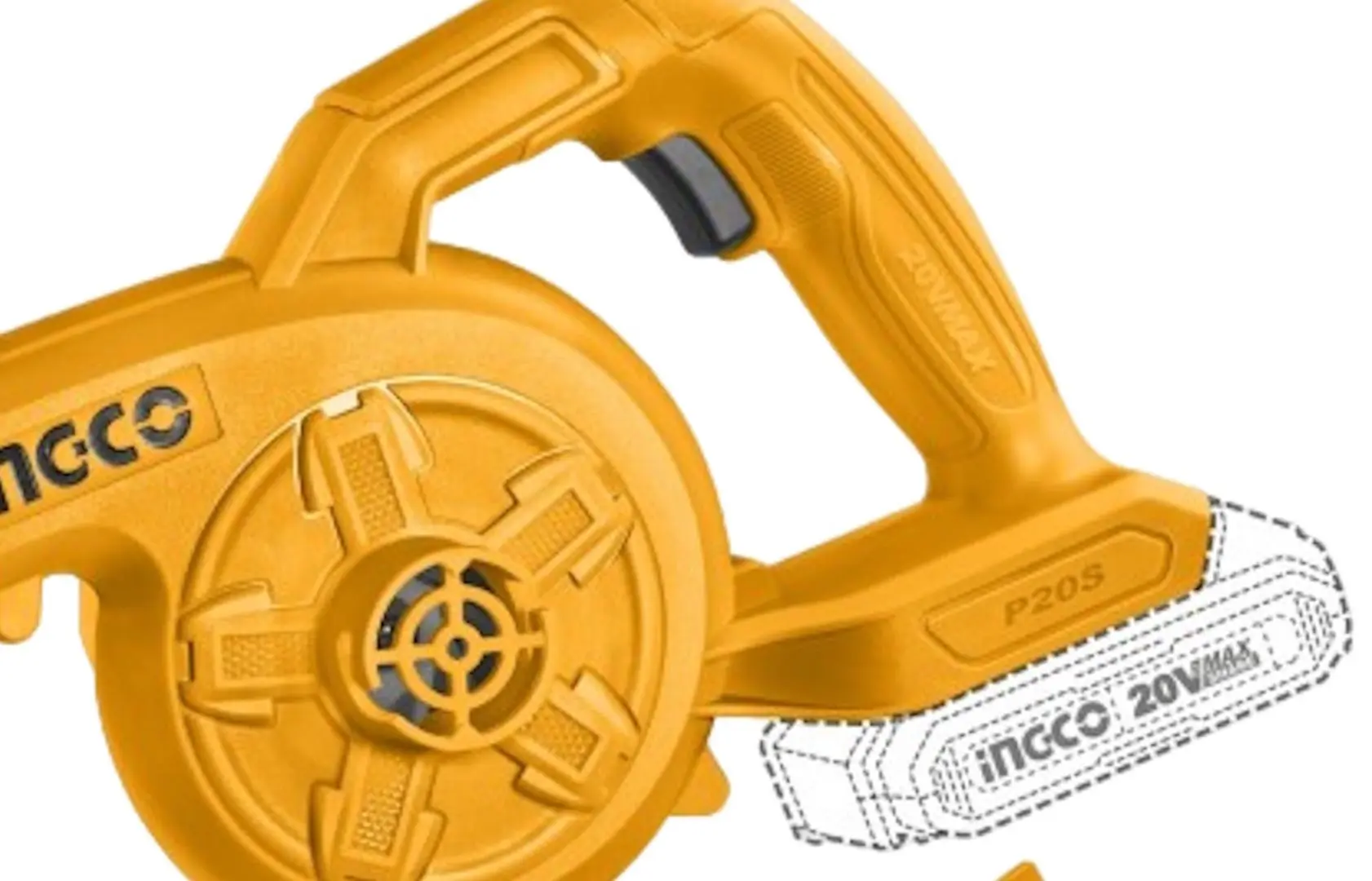 Suflanta cu acumulator Ingco CABLI200281 (Yellow/Black)