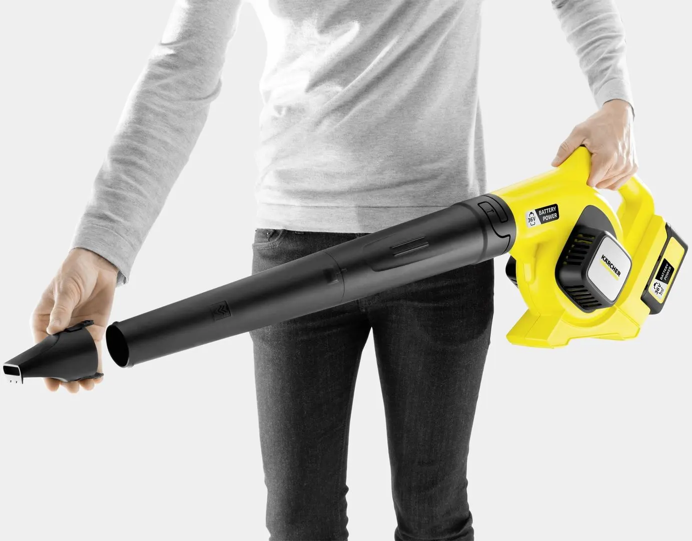 Suflanta cu acumulator Karcher LBL 2 Battery Set (Black/Yellow)