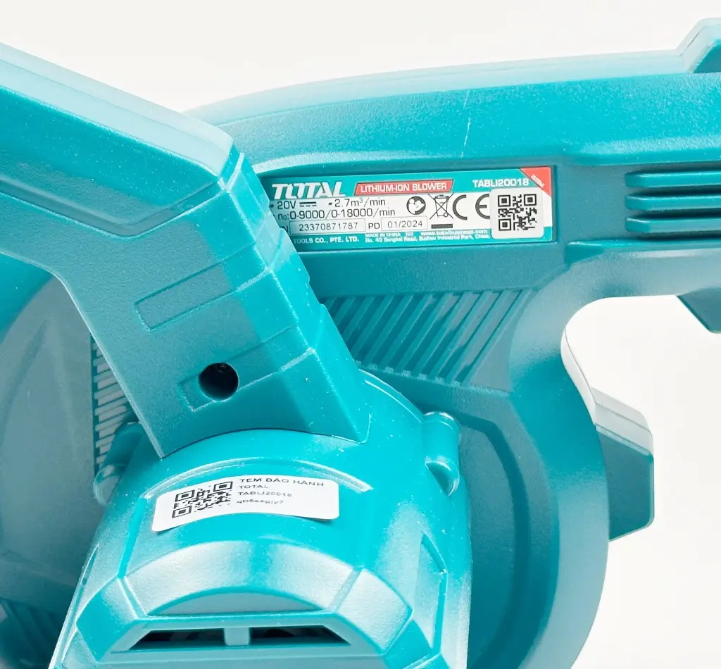 Аккумуляторная воздуходувка Total TABLI20018 Solo (Blue)