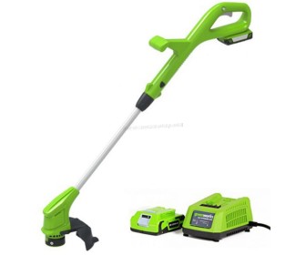 Аккумуляторный триммер GreenWorks G24LTK2 (Green/Grey)