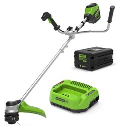 Trimmer cu acumulator GreenWorks GD60BCBK2 60V 2Ah (Green)
