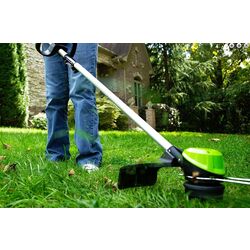 Trimmer cu acumulator GreenWorks GD60BCBK2 60V 2Ah (Green) Thumb