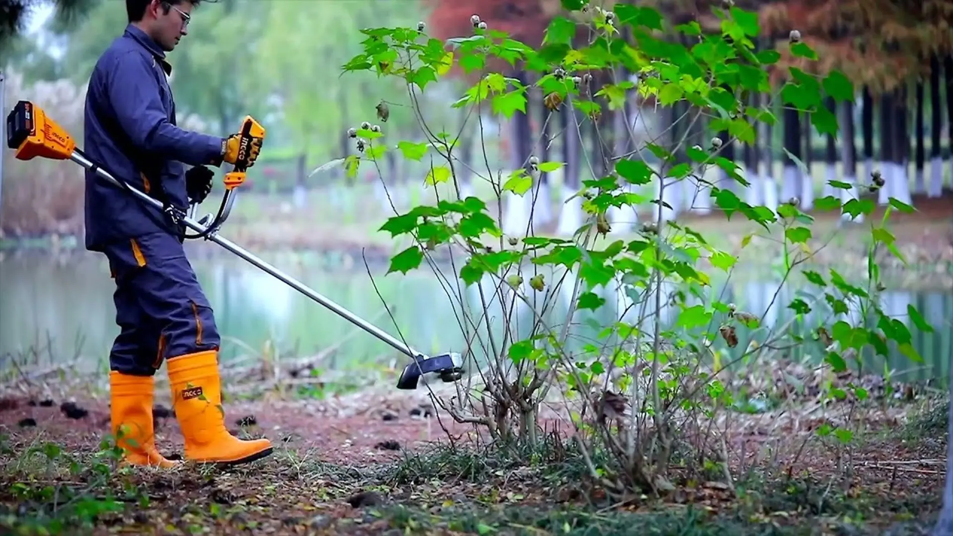 Аккумуляторный триммер Ingco Industrial CSTLI20018 - 5