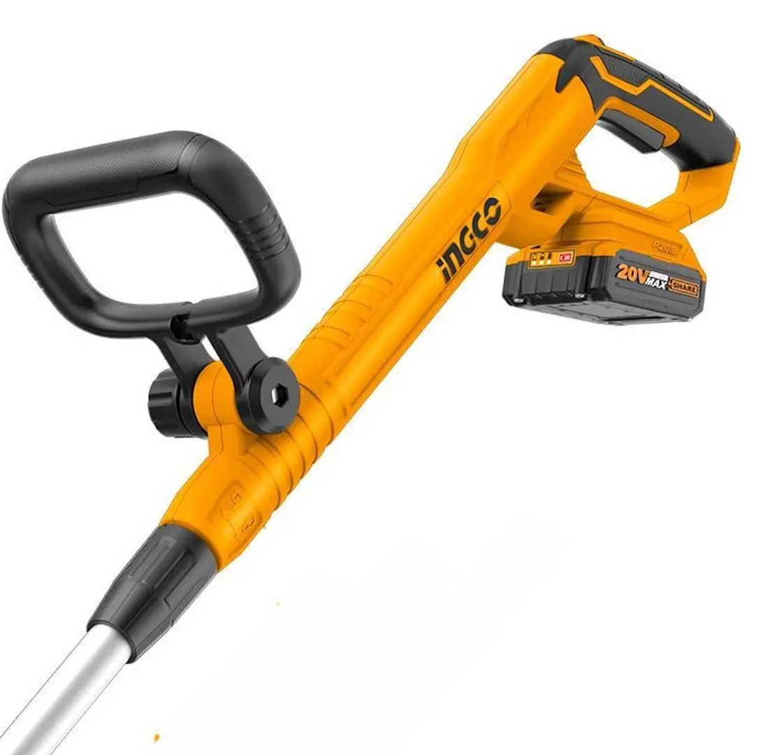 Trimmer cu acumulator Ingco CGTLI203285 (Yellow/Black) - 4