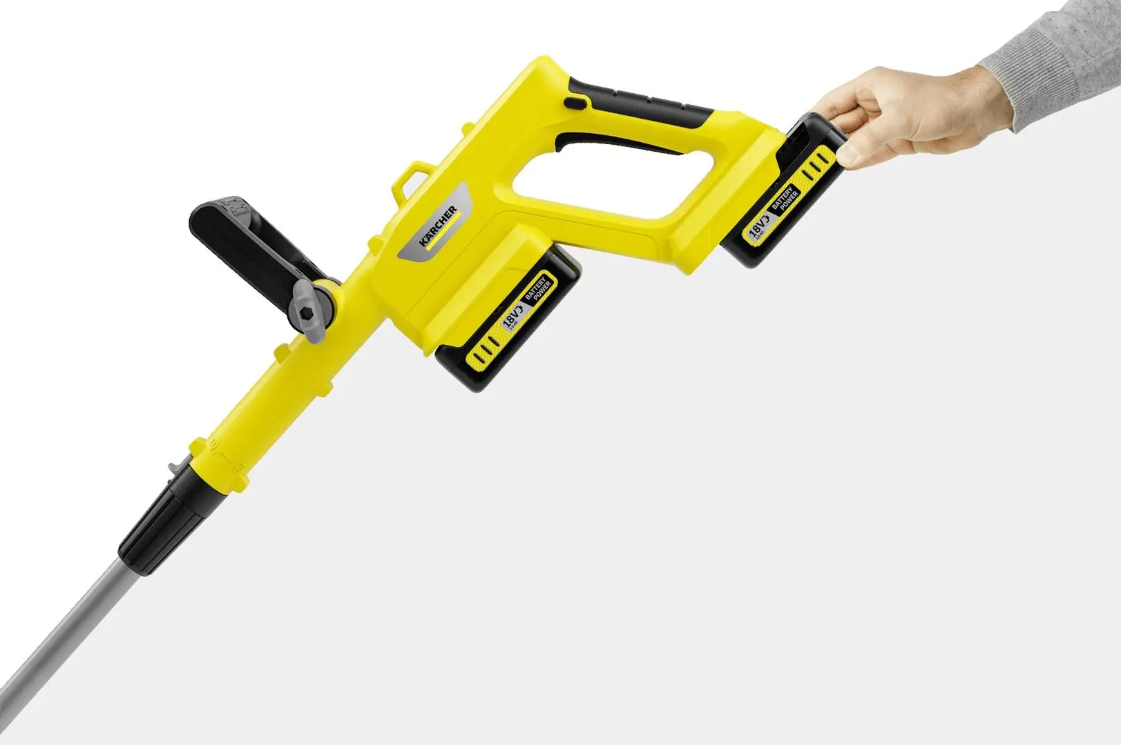 Триммер аккумуляторный Karcher LTR 3-18 Dual 1.445-450.0 (Yellow)