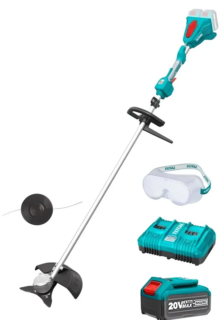 Trimmer cu acumulator Total TSTLI200285 2x4.0Ah Set (Blue/Black)