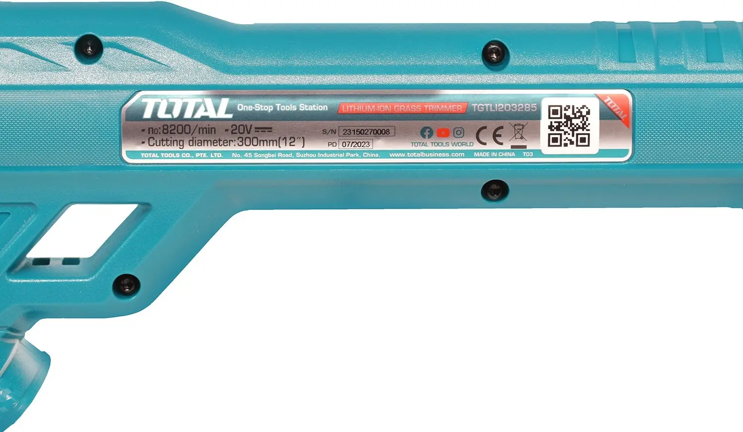 Триммер аккумуляторный Total TGTLI203285