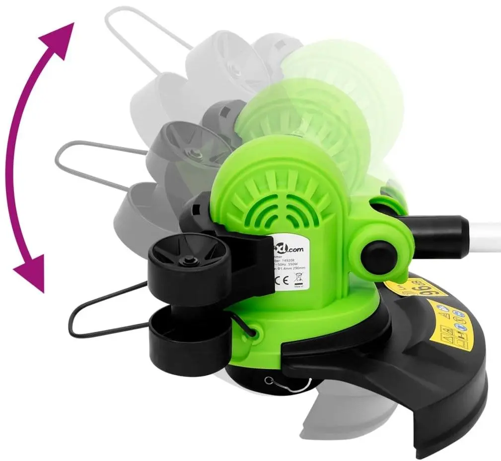 Trimmer electric VidaXL 149208 (Green/Black)