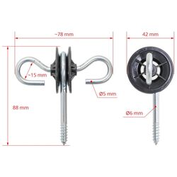 Комплект электропастуха Agro Electro DL4500 + 0133 1000м + 0189 500м + адаптер 230/12 В + Акс для диких животных Thumb