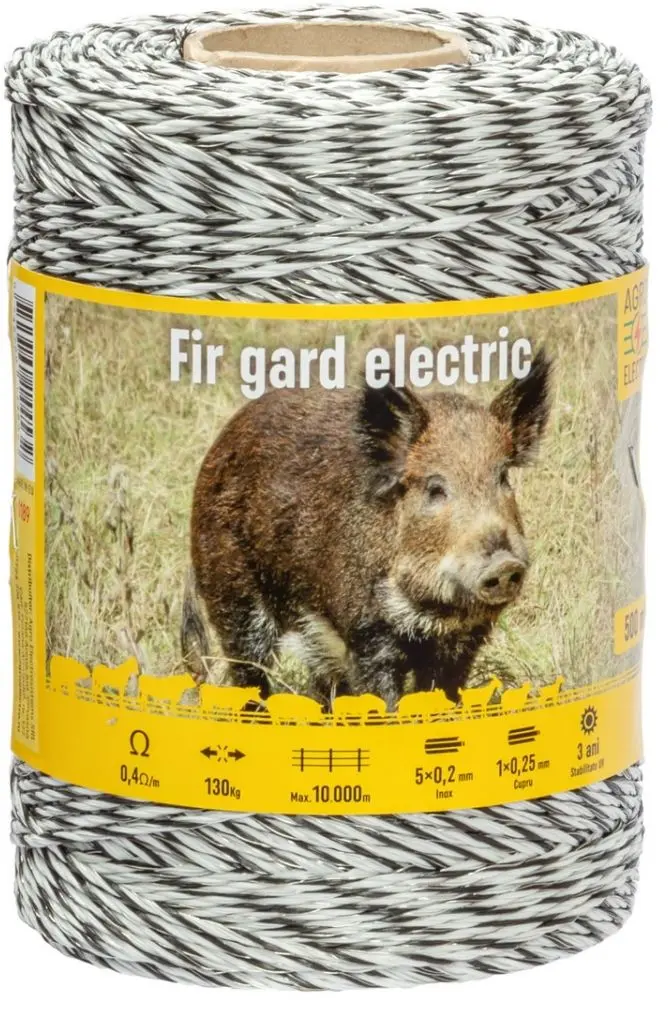 Комплект электропастуха Agro Electro DL4500 + 0133 1000м + 0189 500м + адаптер 230/12 В + Акс для диких животных