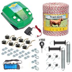 Pachet gard electric Agro Electro DL4500 + 0252 1000m + adapter 230/12 V + Acc for domestic animal