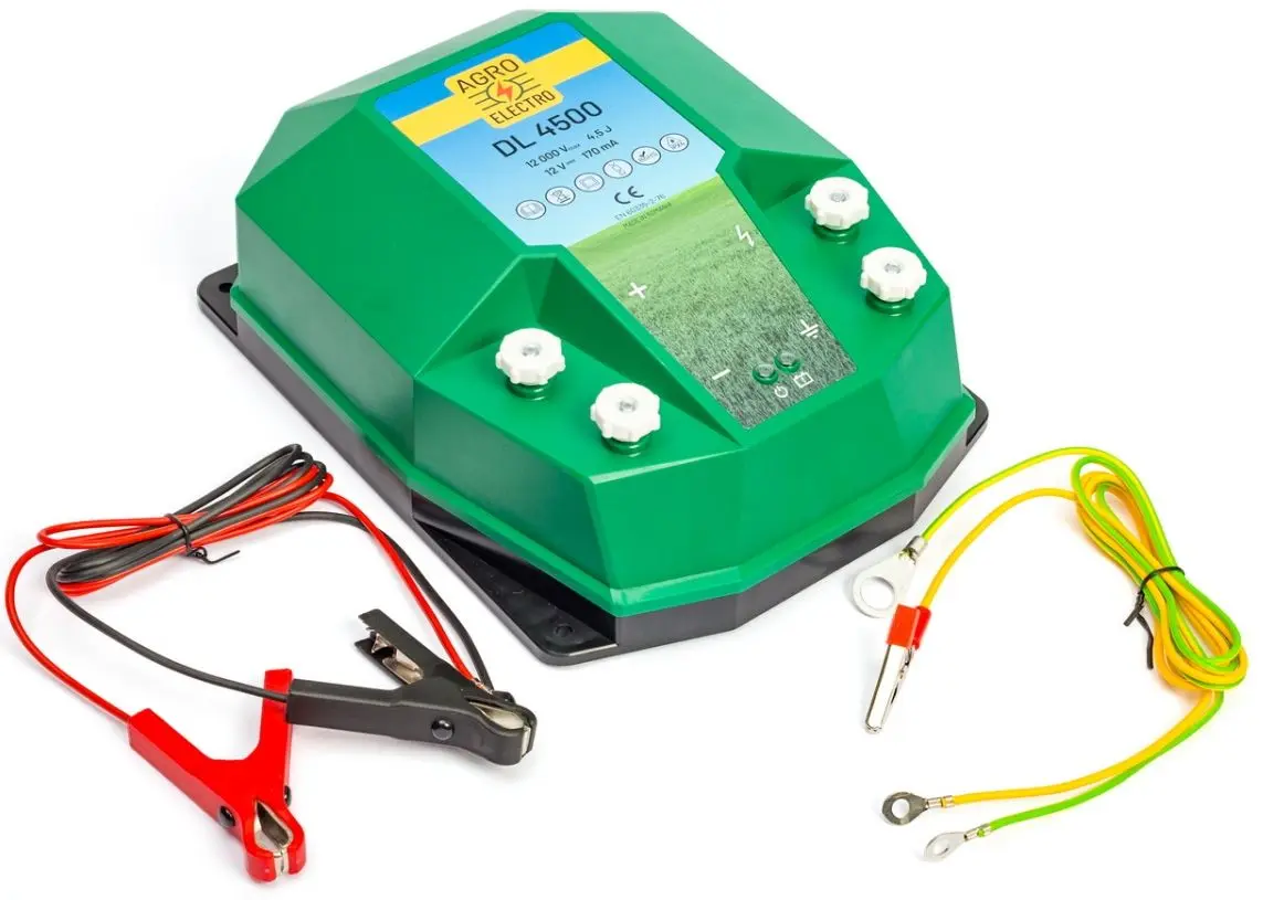 Комплект электропастуха Agro Electro DL4500 + 0252 1000м + солнечная панель 30Вт + Акс для домашних животных