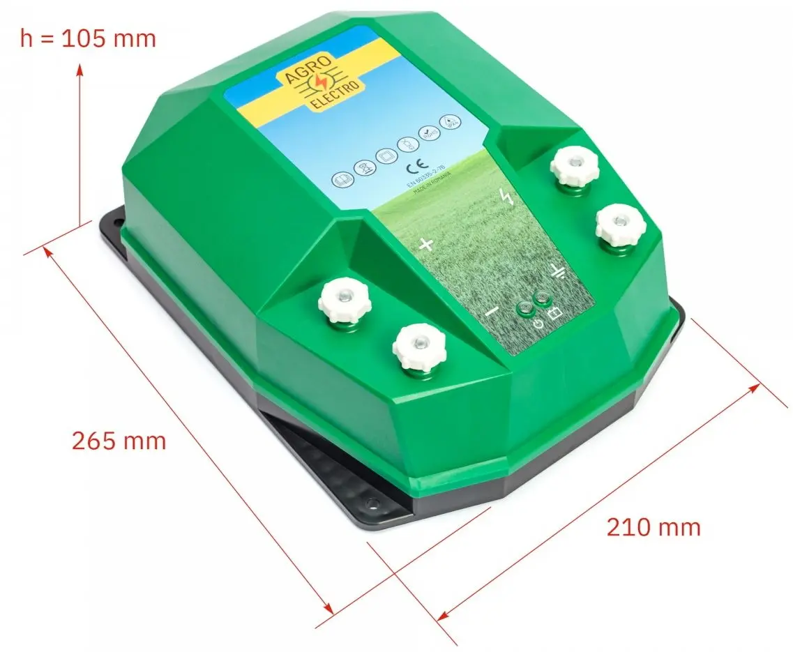 Комплект электропастуха Agro Electro DL4500 + 0252 1000м + солнечная панель 30Вт + Акс для домашних животных