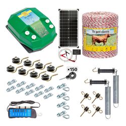 Pachet gard electric Agro Electro DL4500 + 0252 1000m + sistem solar 30W + Acc for domestic animal