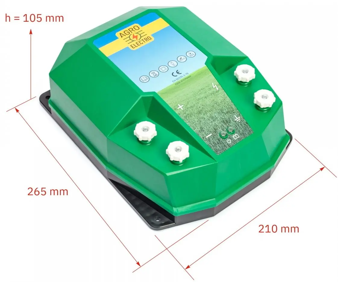Pachet gard electric Agro Electro DL7200 + 0133 3000m + adapter 230/12 V + Acc for wild animal