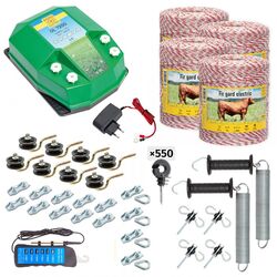 Pachet gard electric Agro Electro DL7200 + 0252 4000m + adapter 230/12 V + Acc for domestic animal