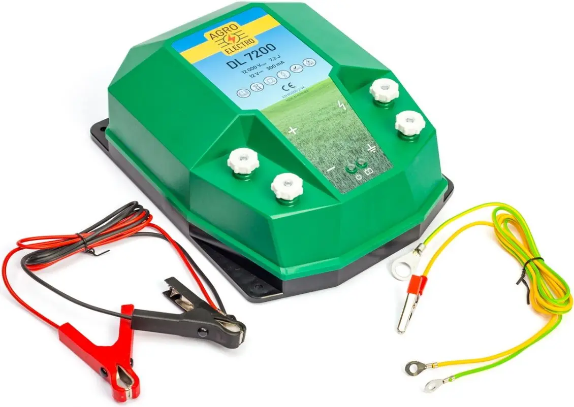 Pachet gard electric Agro Electro DL7200 + 0252 5000m + sistem solar 50W + Acc for domestic animal