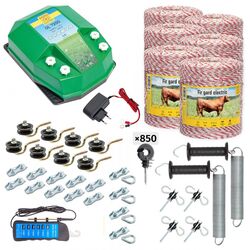 Pachet gard electric Agro Electro DL7200 + 0252 6000m + adapter 230/12 V + Acc for domestic animal
