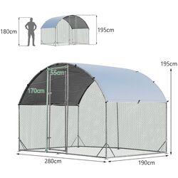 Cusca pentru pasari Costway PW10018 (Silver) Thumb