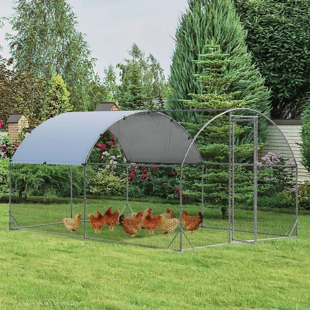 Cusca pentru pasari Costway PW10096 (Silver) - 4