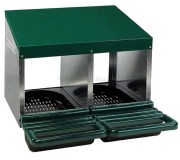 Cuibar pentru gaini cu colector de oua Demetra DH-02 (Green)