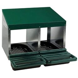 Cuibar pentru gaini cu colector de oua Demetra DH-02 (Green)